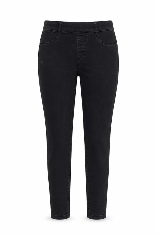 Dorothy Perkins Womens Black  Denim Tapered Jeans Size 10 L25 in