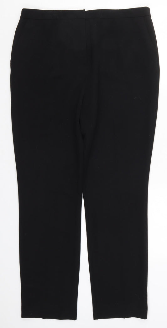 Papaya Womens Black   Trousers  Size 14 L29 in