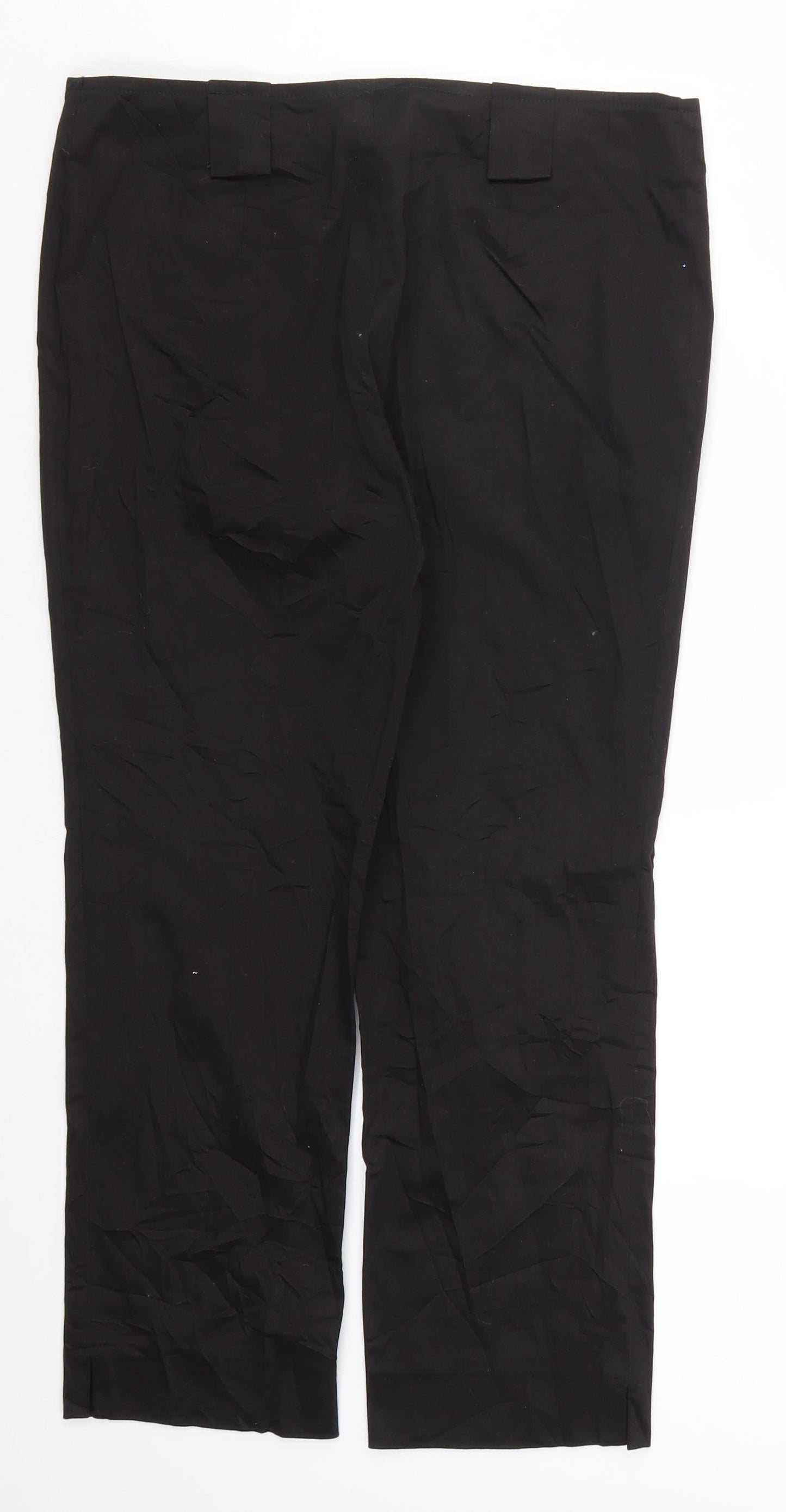 Styl Fashion Womens Black   Cropped Trousers Size 14 L25 in