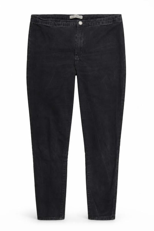 Denim Co Womens Black  Denim Skinny Jeans Size 16 L28 in