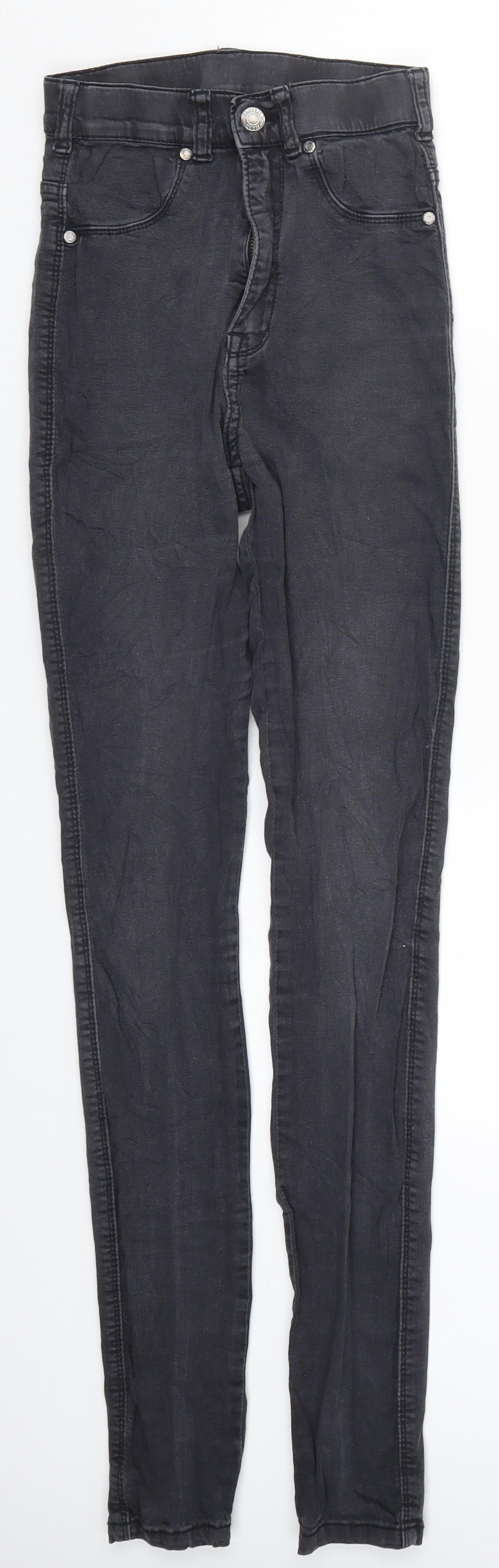 Dr Denim Womens Grey  Denim Skinny Jeans Size 23 in L30 in