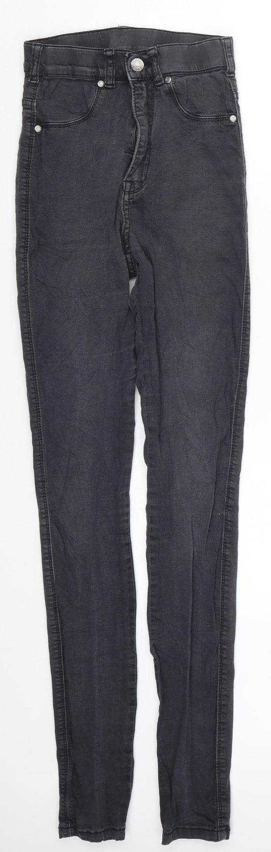 Dr Denim Womens Grey  Denim Skinny Jeans Size 23 in L30 in