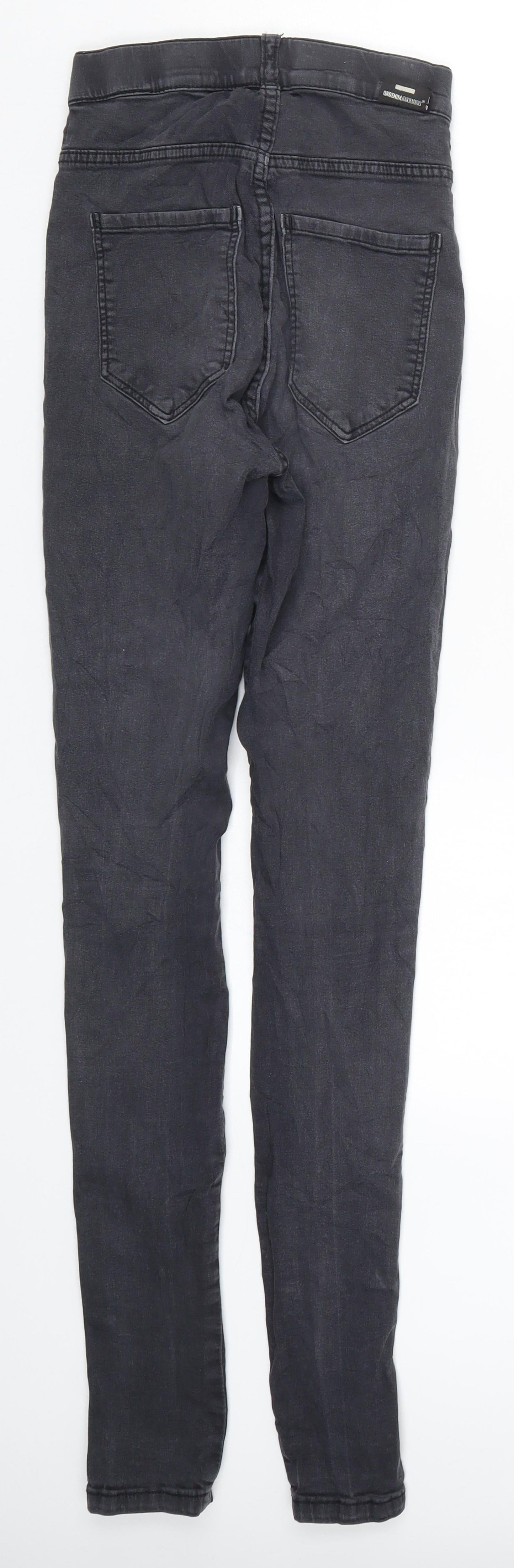 Dr Denim Womens Grey  Denim Skinny Jeans Size 23 in L30 in