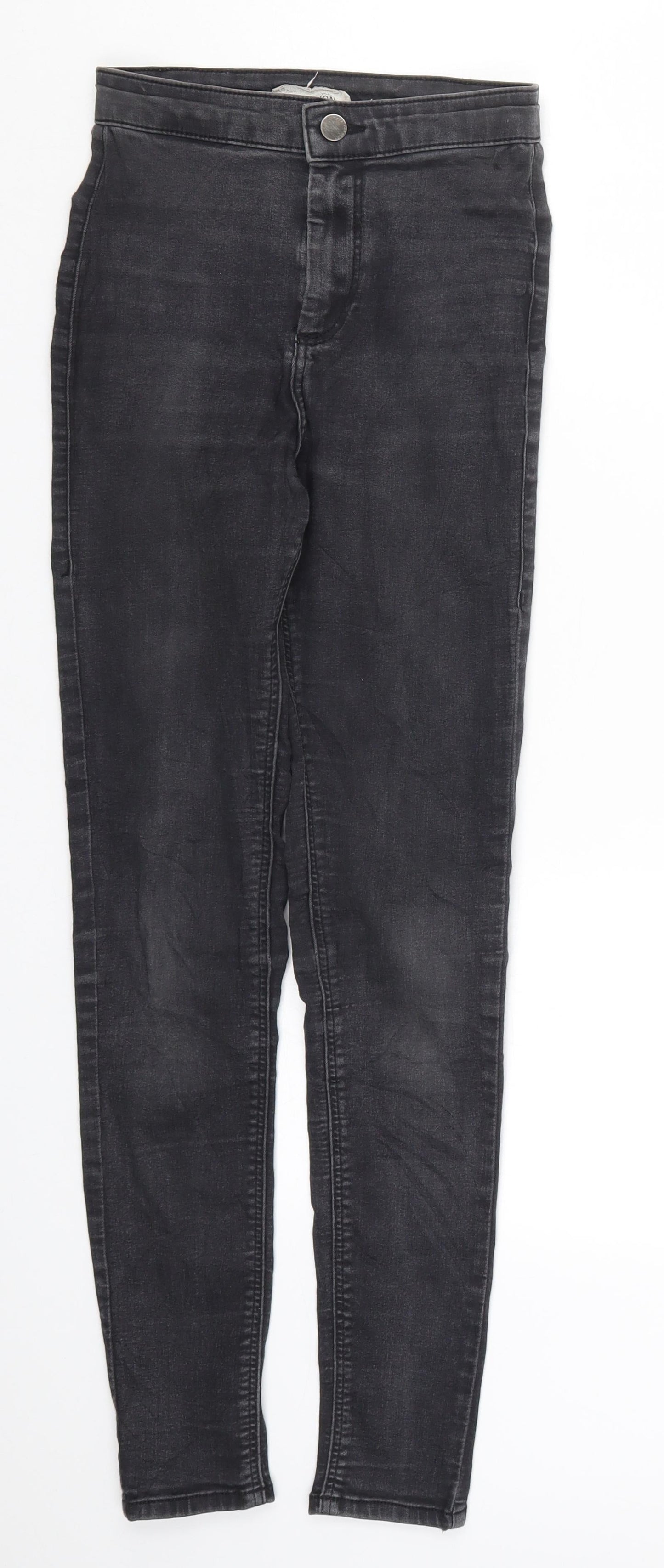 Topshop Womens Grey  Denim Skinny Jeans Size 26 in L27 in