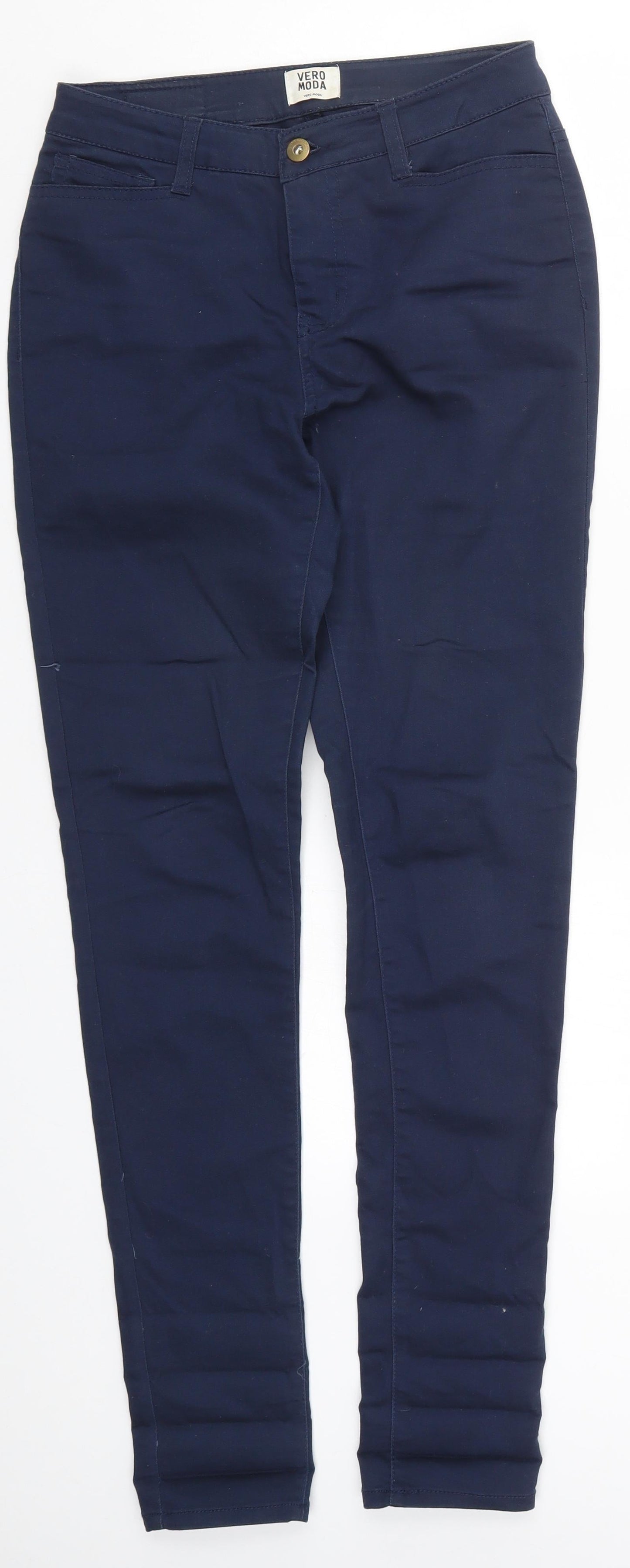 VERO MODA Womens Blue  Denim Skinny Jeans Size 26 in L32 in