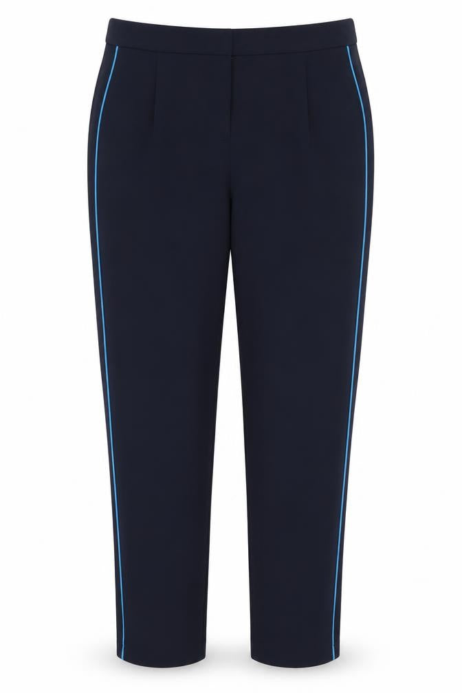 Topshop Womens Blue   Trousers  Size 14 L26.5 in