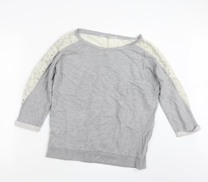 Additional front view of Atmosphere women’s grey jumper, size UK 16