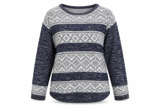 Matalan Womens Blue  Knit Pullover Jumper Size M