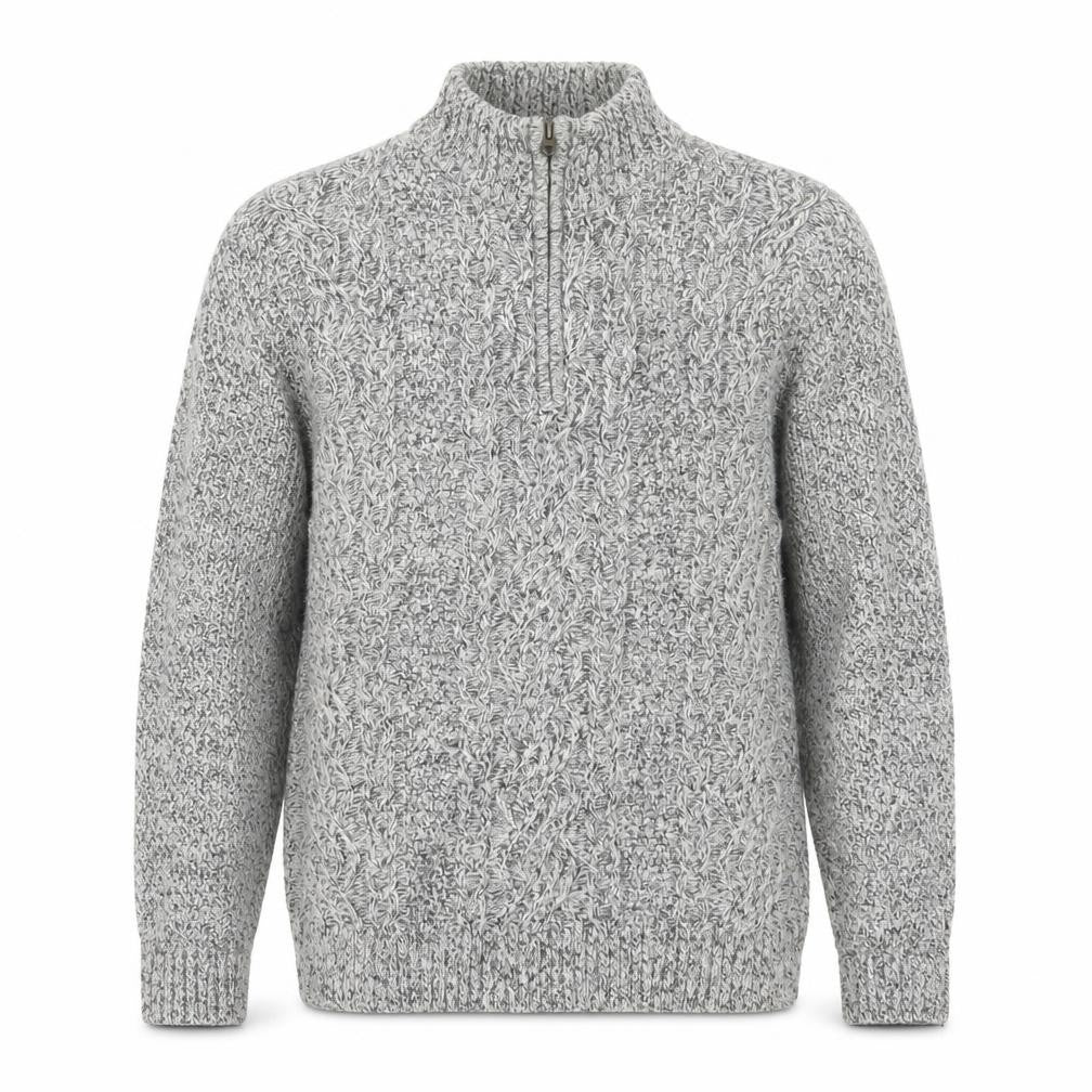 George Mens Grey  Knit Pullover Sweatshirt Size S