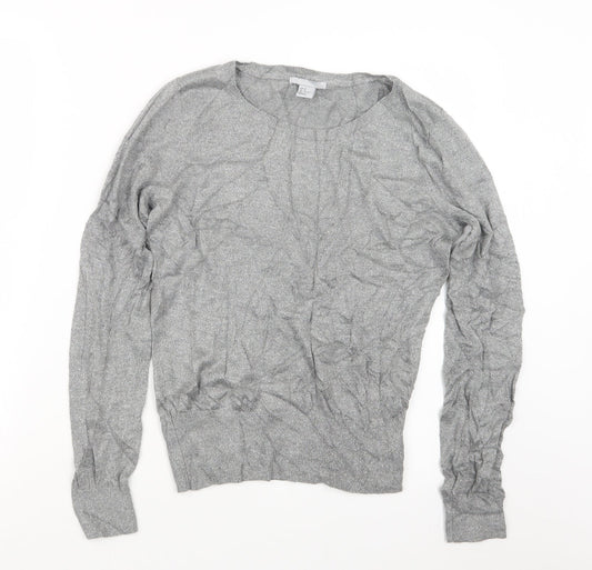 H&M Womens Grey   Pullover Jumper Size M