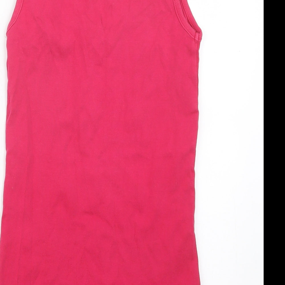 TU Womens Pink   Basic Tank Size 12
