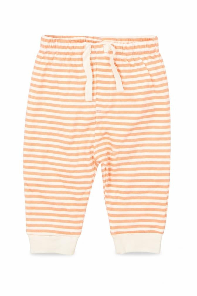 Mini Cuddles Boys Orange Striped  Capri Trousers Size 3-6 Months