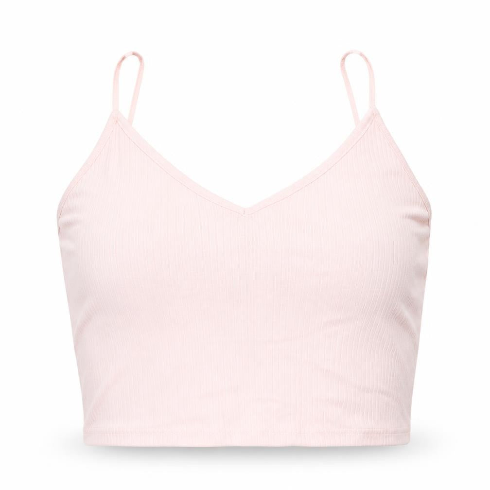 Topshop Womens Pink   Cropped T-Shirt Size 14