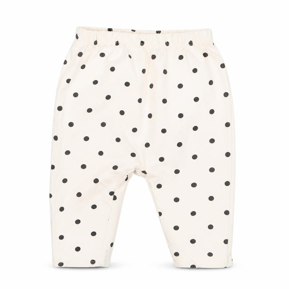 TU Girls Ivory Polka Dot  Capri Trousers Size 6-9 Months