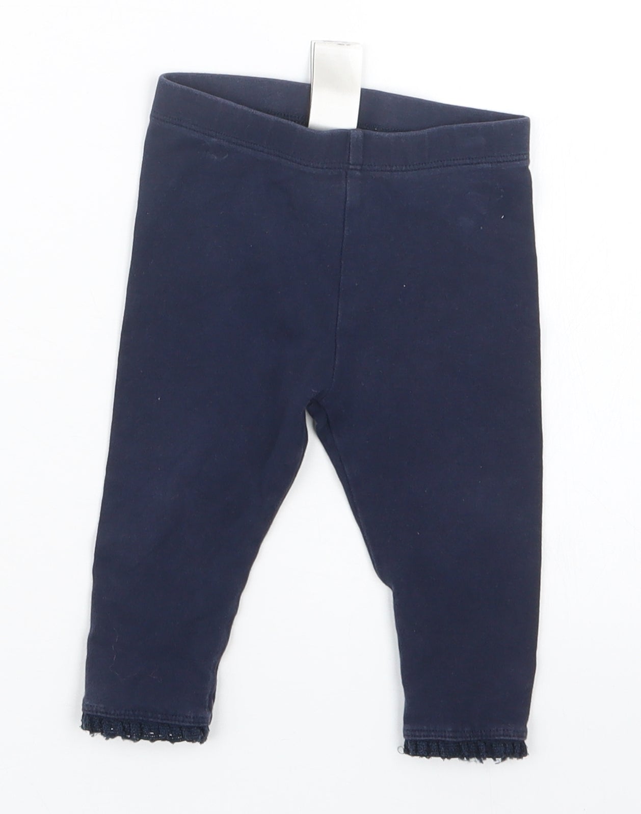 NEXT Girls Blue   Capri Trousers Size 6-9 Months