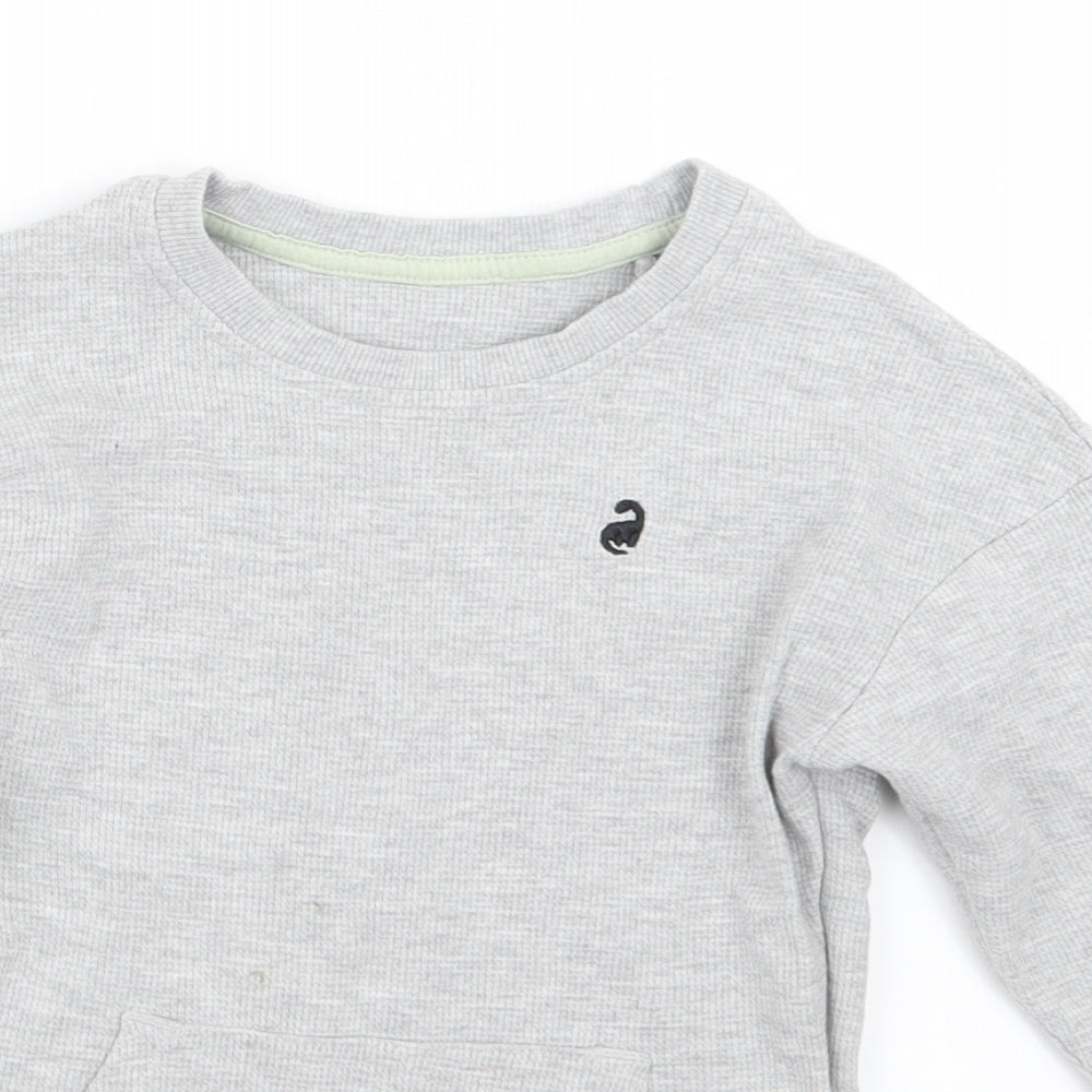 George Boys Grey   Pullover Jumper Size 5-6 Years