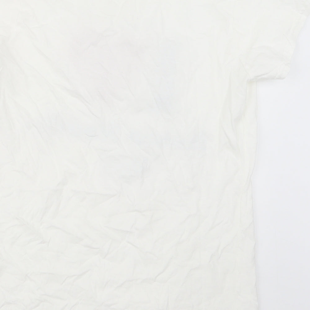 Gildan Womens White   Basic T-Shirt Size M
