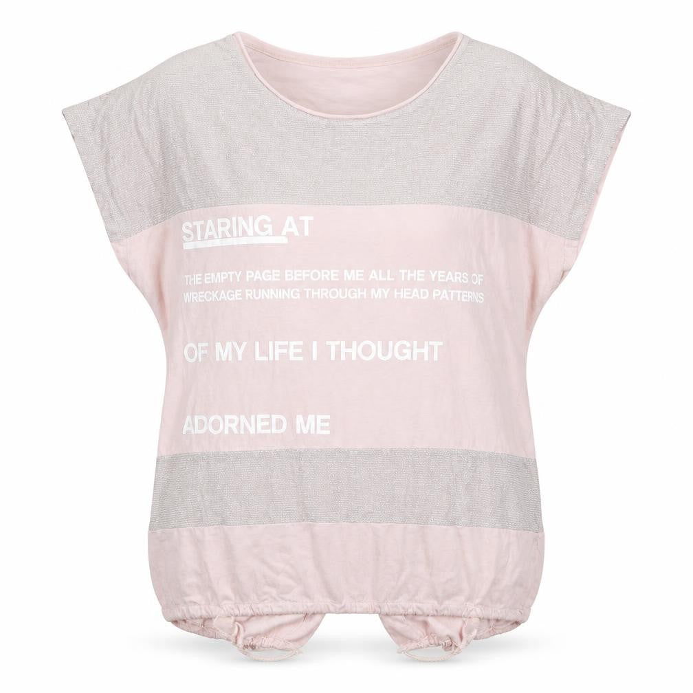 New Collection Womens Pink   Basic T-Shirt One Size