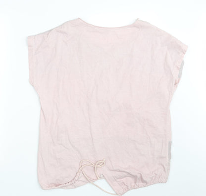 New Collection Womens Pink   Basic T-Shirt One Size