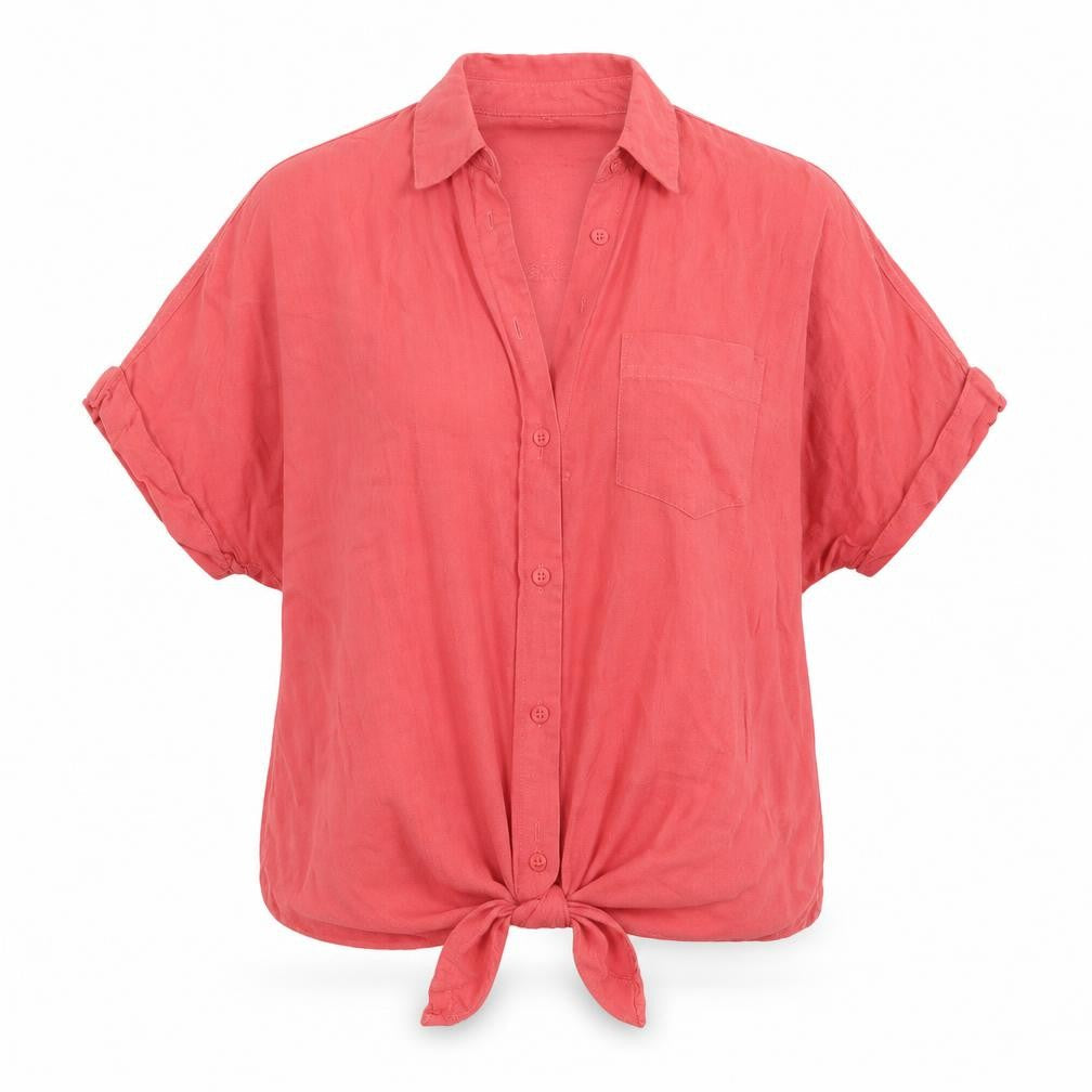 New Look Womens Pink   Basic Button-Up Size 10