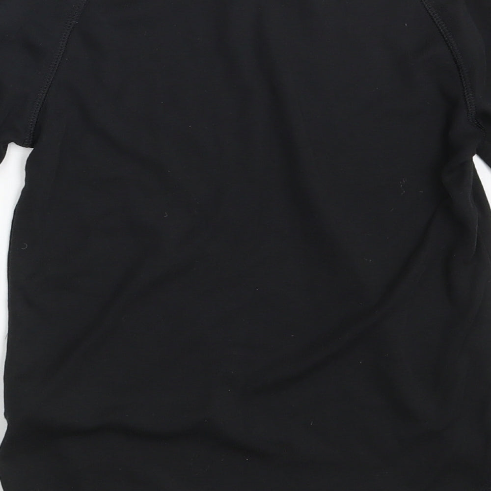 Wed'ze Girls Black   Pullover Sweatshirt Size 12 Years