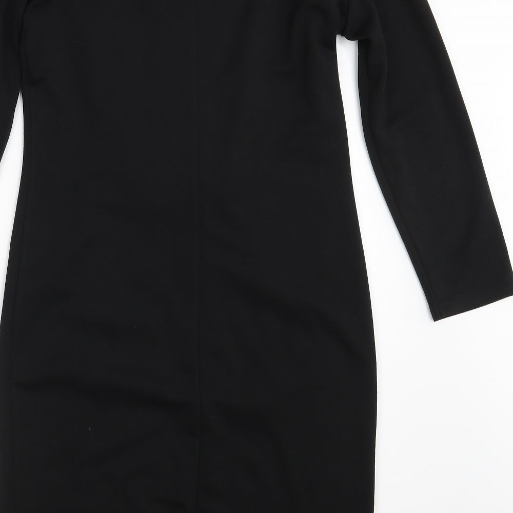 Simon Jefferey Womens Black   T-Shirt Dress  Size 12