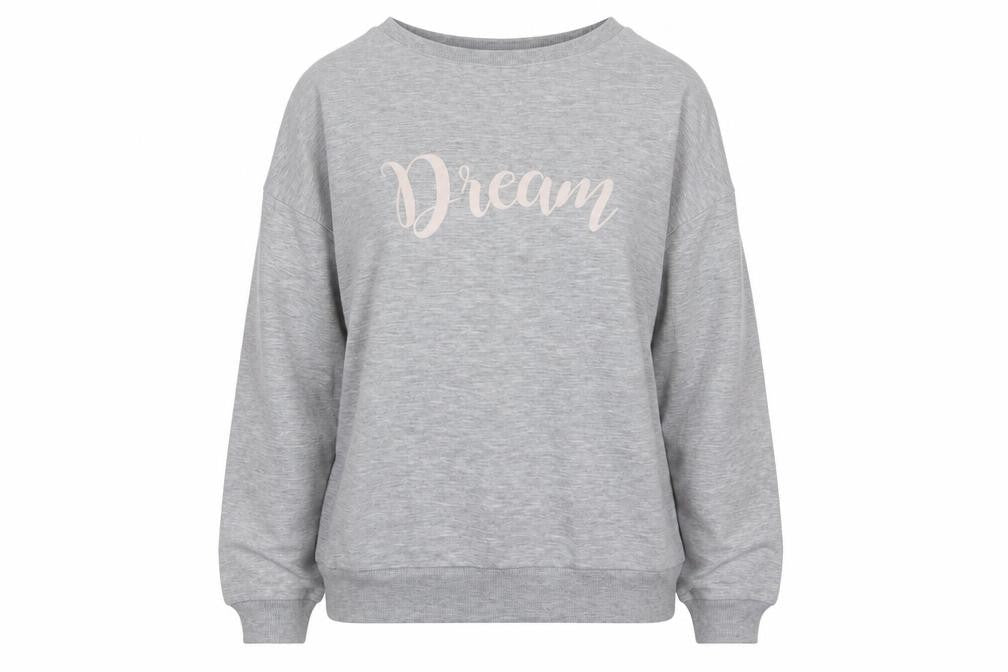 Avenue Womens Grey   Pullover Sweatshirt Size S  - Dream