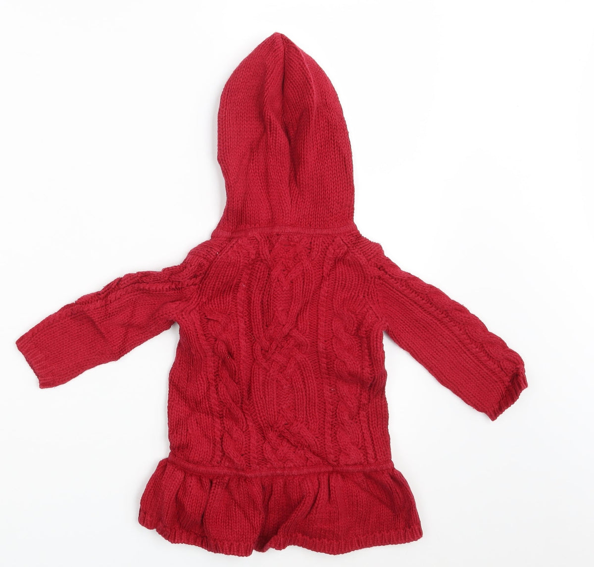 Baby Gap Girls Red  Knit Pullover Jumper Size 6-9 Months