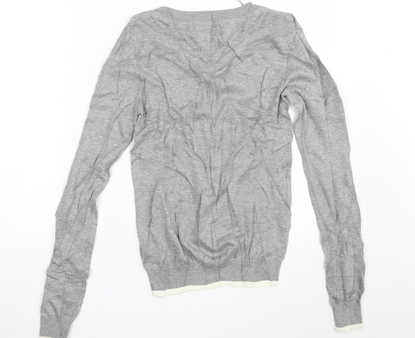 NEXT Womens Grey   Pullover Sweatshirt Size 6  - Seasonal Christmas Festive Holiday
