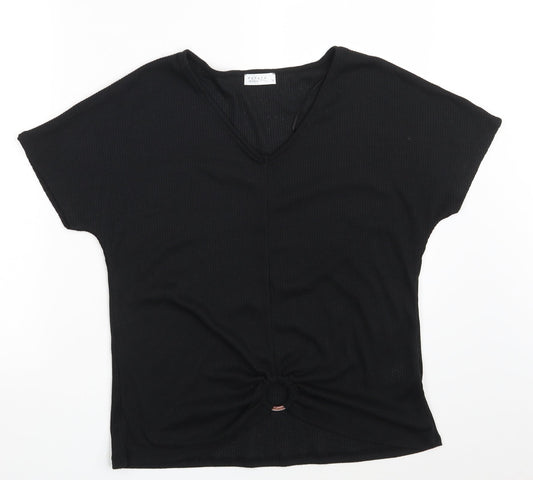 Papaya Womens Black   Pullover Sweatshirt Size 12