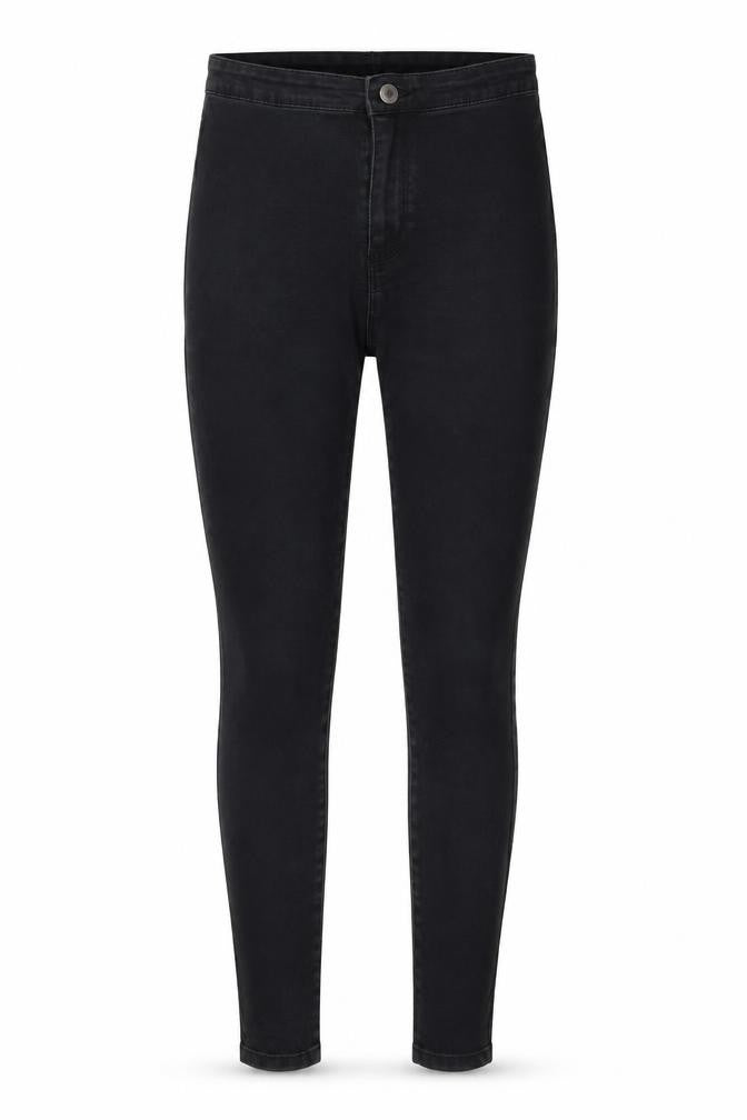 Denim & Co. Womens Black  Denim Skinny Jeans Size 8 L28 in
