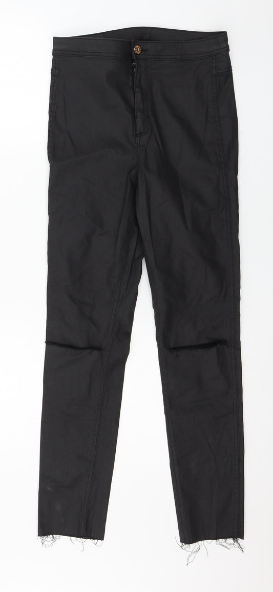 Preloved H&M Womens Black   Skinny Jeans Size 30 in L27 in - Front