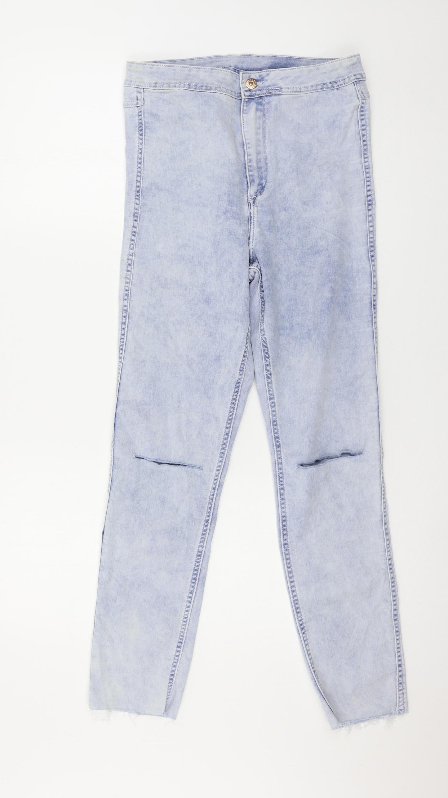 H&M Womens Blue  Denim Skinny Jeans Size 30 in L26 in