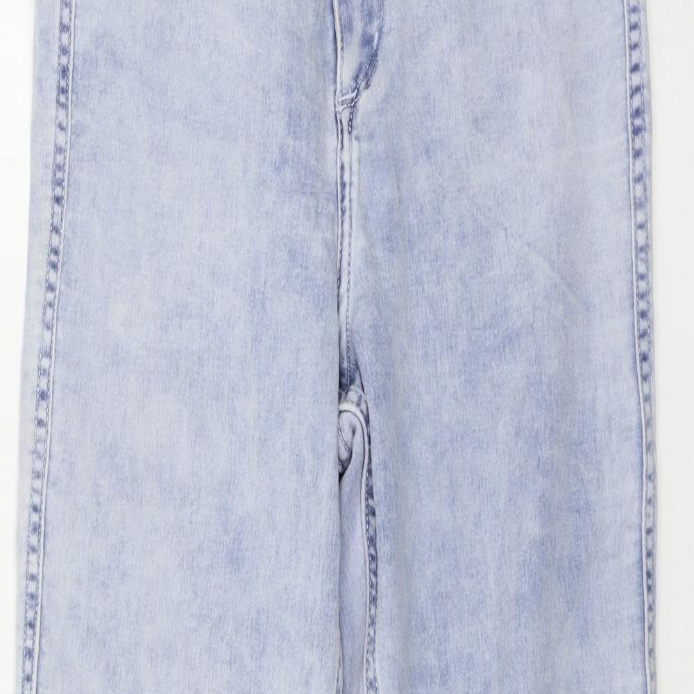 H&M Womens Blue  Denim Skinny Jeans Size 30 in L26 in