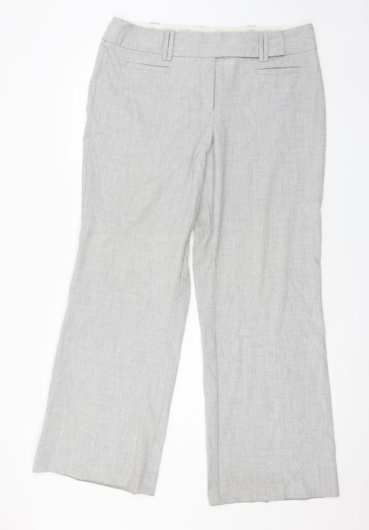 Worthington Womens Grey   Trousers  Size 16 L31 in