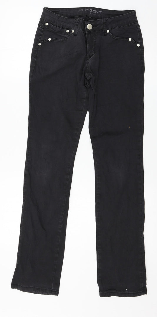 s.point Womens Black  Denim Skinny Jeans Size 28 in L31 in