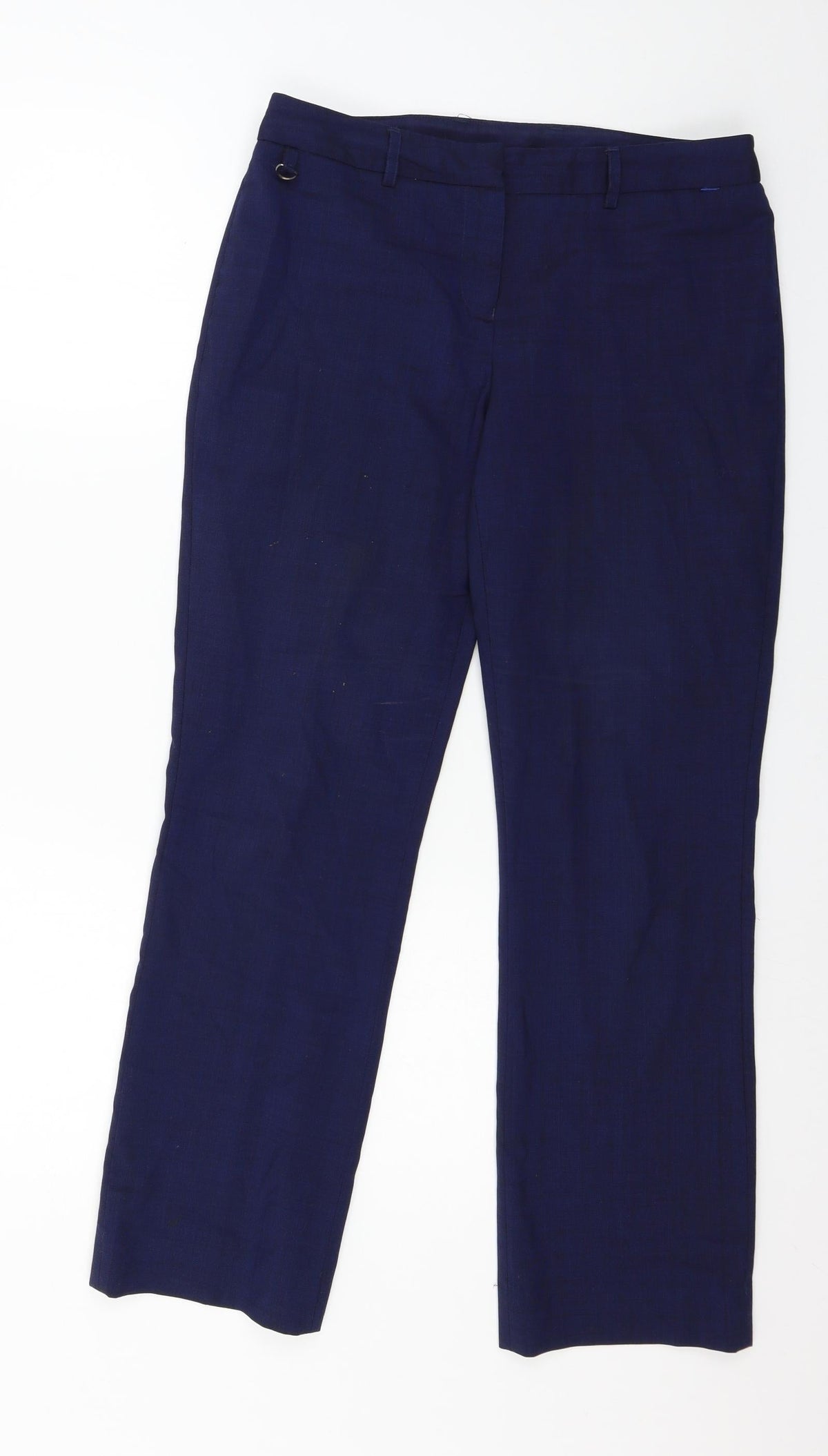 Prworn Womens Blue   Trousers  Size 10 L29 in