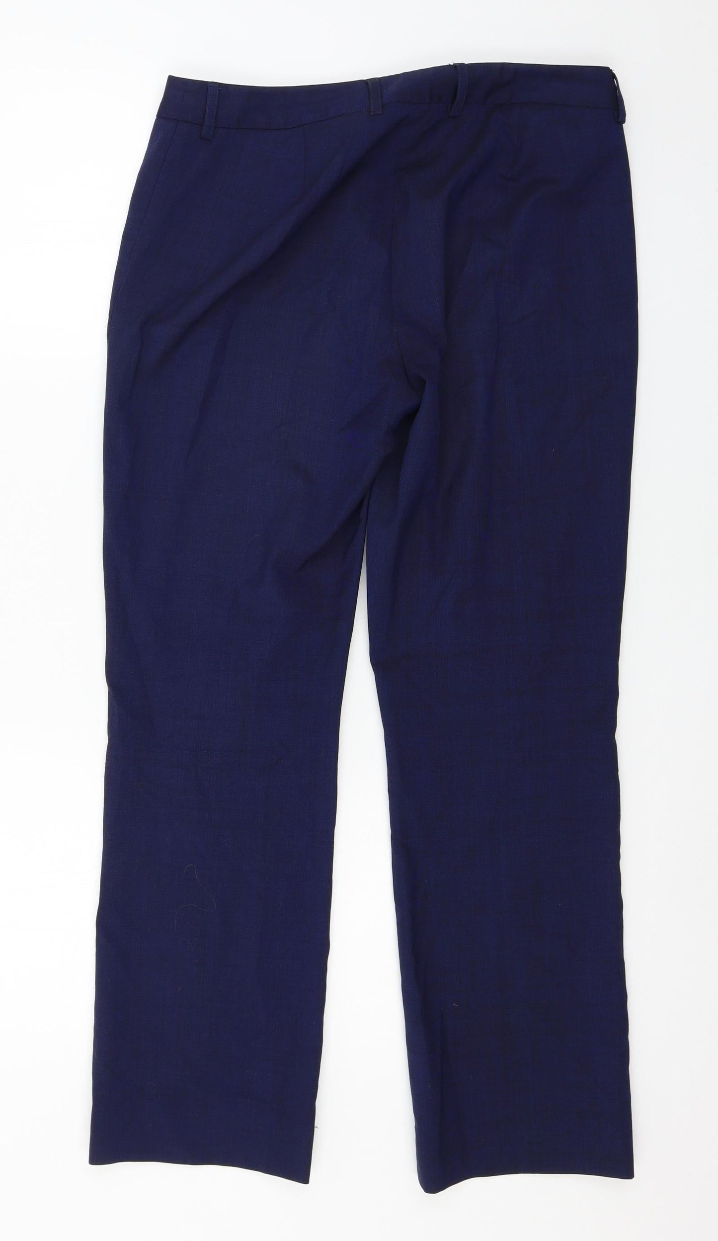 Prworn Womens Blue   Trousers  Size 10 L29 in