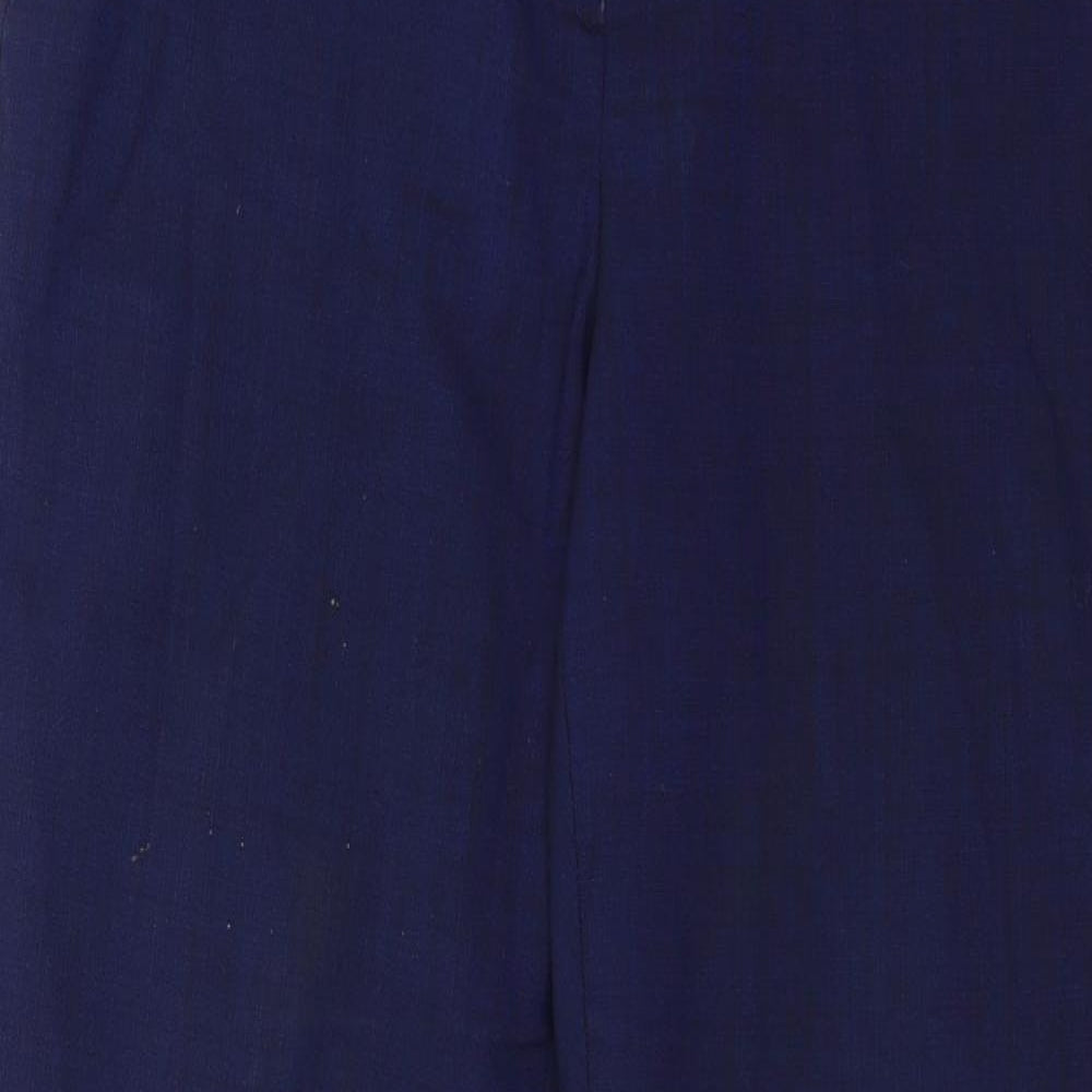 Prworn Womens Blue   Trousers  Size 10 L29 in