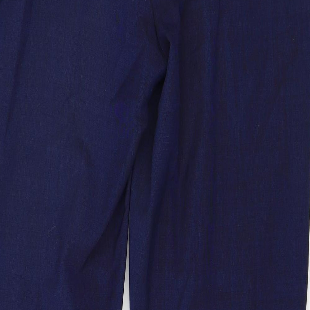 Prworn Womens Blue   Trousers  Size 10 L29 in