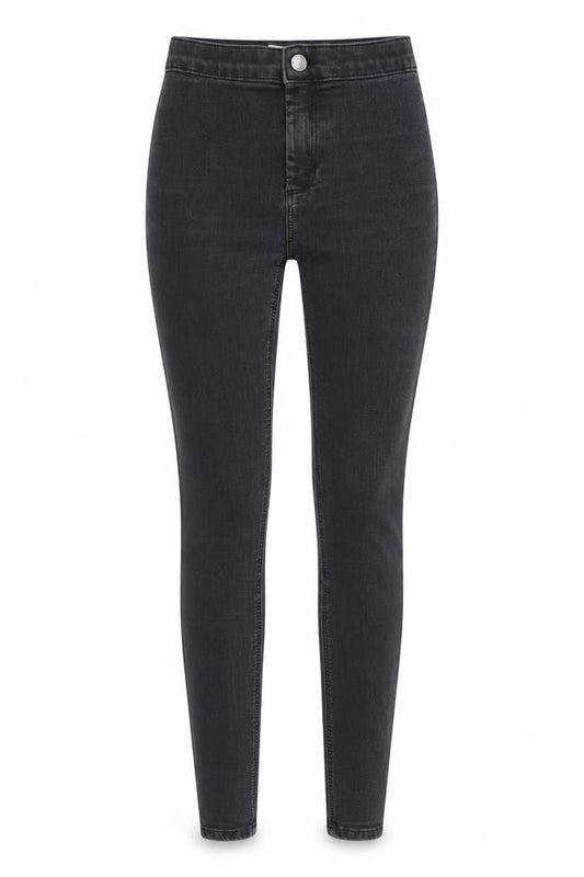 Topshop Womens Black  Denim Skinny Jeans Size 26 in L34 in