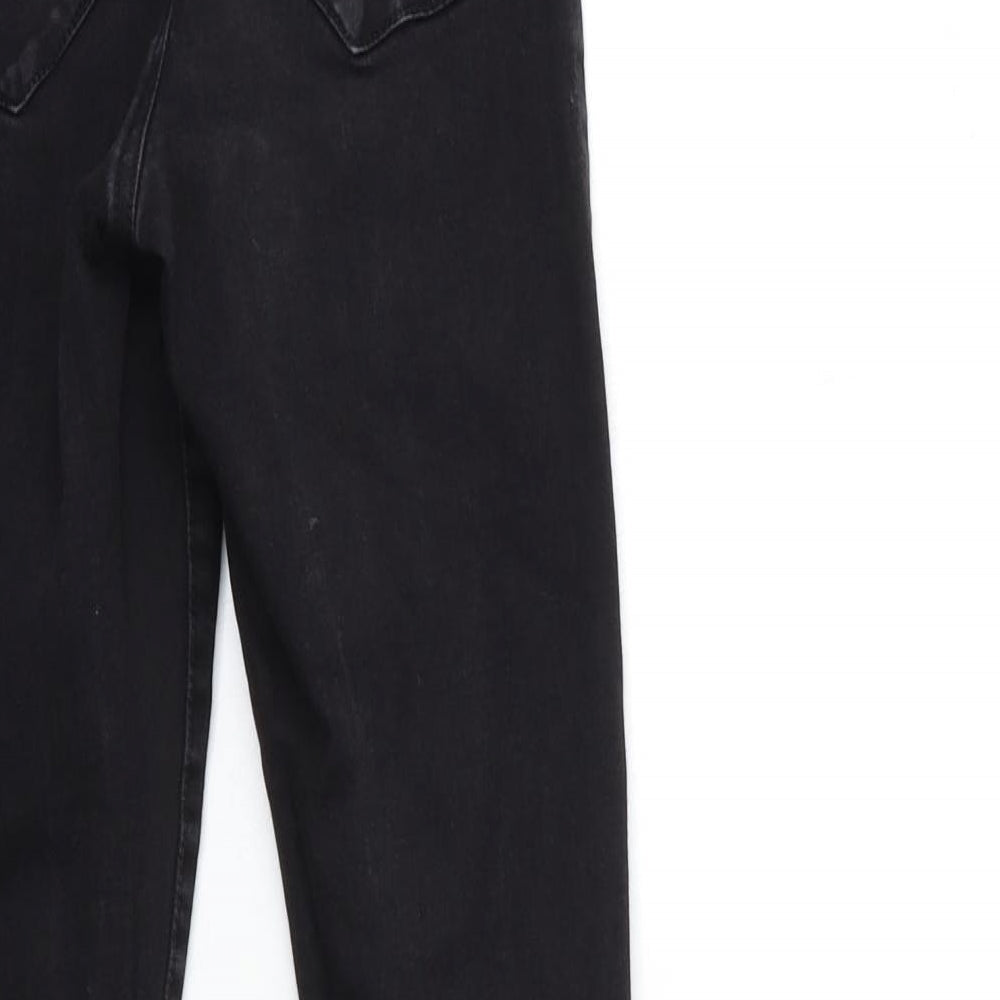 Denim & Co. Womens Black  Denim Skinny Jeans Size 8 L29 in