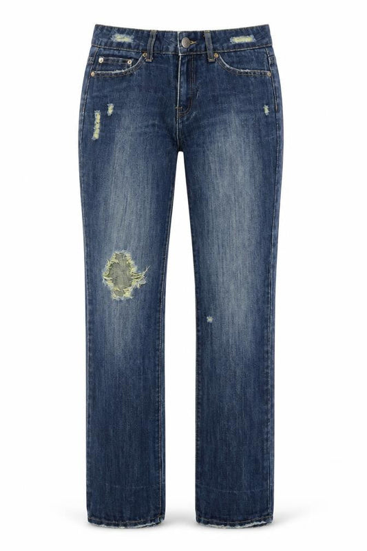 house of denim  Womens Blue  Denim Straight Jeans Size 10 L29 in