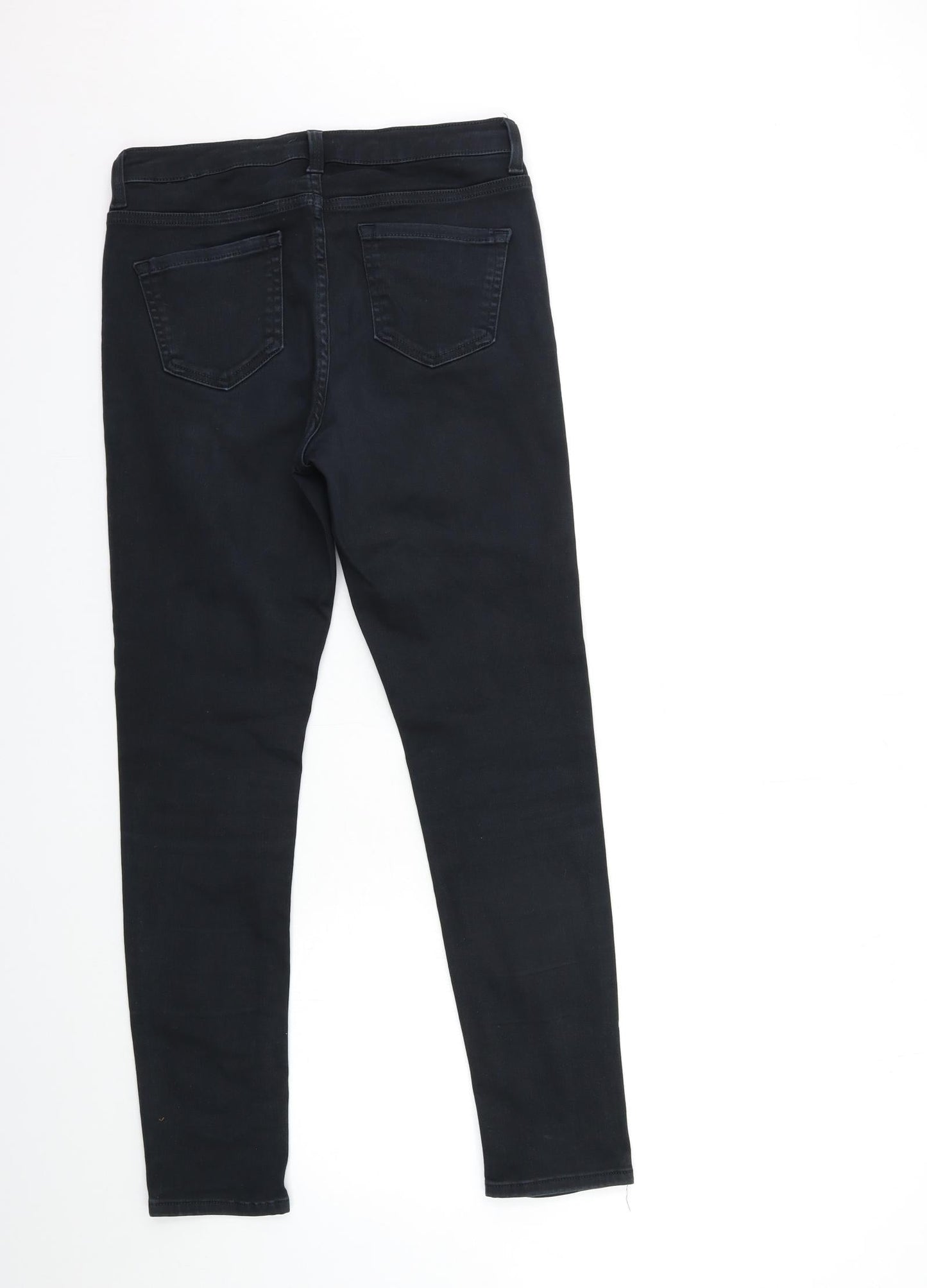 Marks and Spencer Womens Black  Denim Skinny Jeans Size 10 L27 in