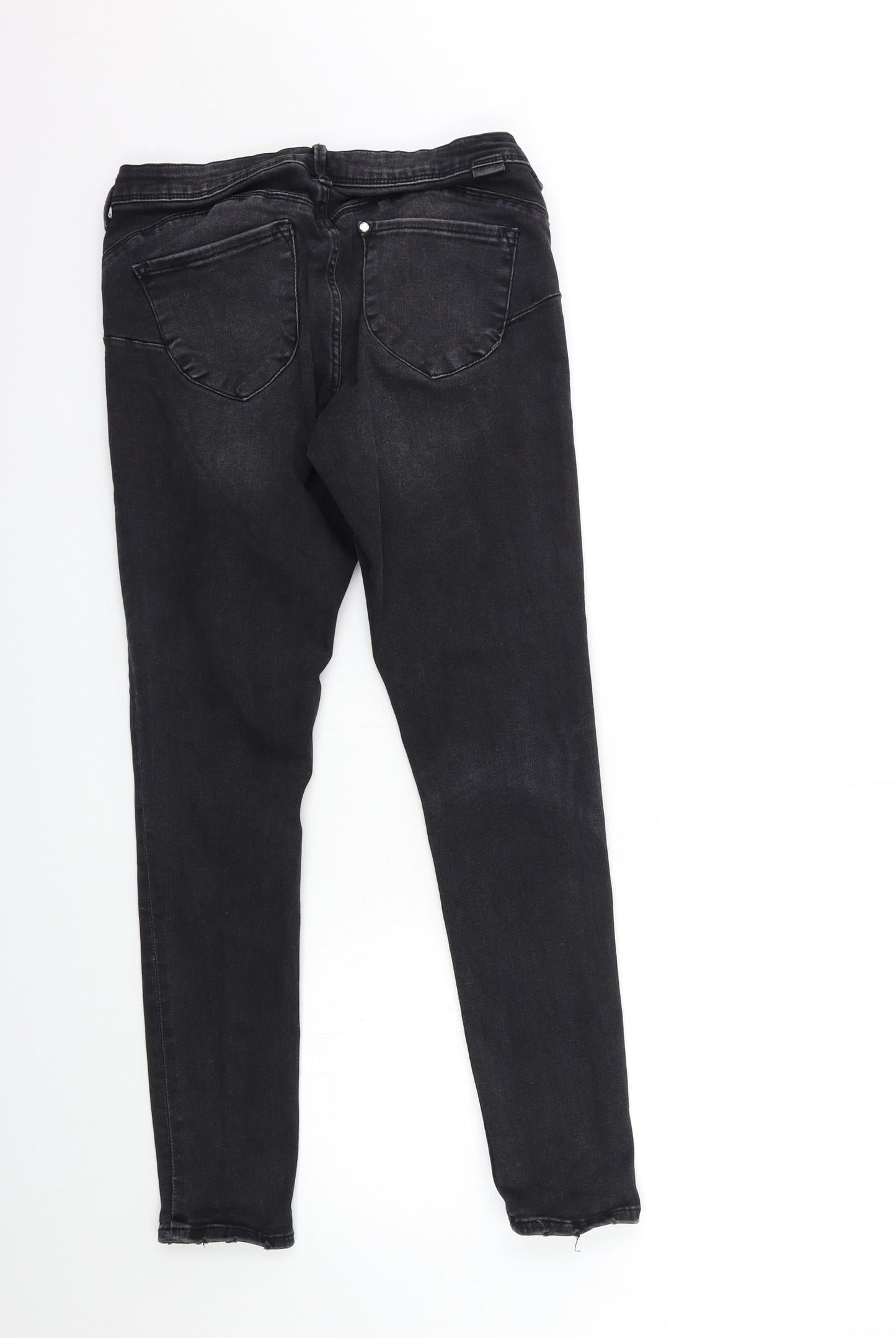 H&M Womens Black  Denim Skinny Jeans Size 29 in L30 in