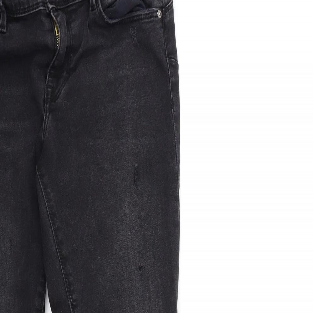 H&M Womens Black  Denim Skinny Jeans Size 29 in L30 in