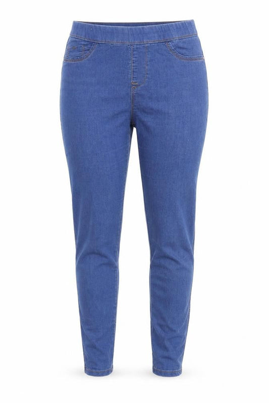 Denim & Co. Womens Blue  Denim Jegging Jeans Size 10 L29 in