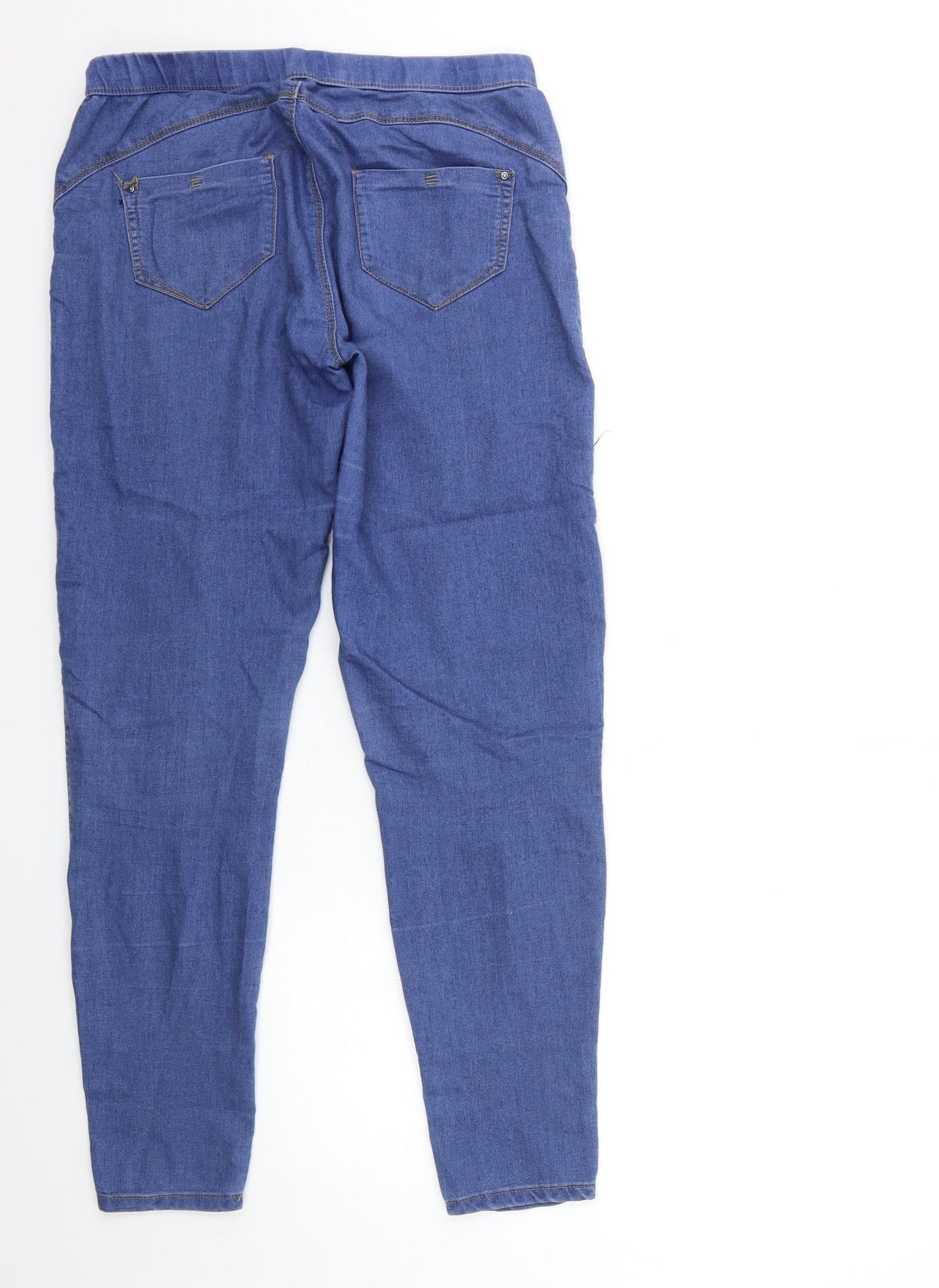 Denim & Co. Womens Blue  Denim Jegging Jeans Size 10 L29 in