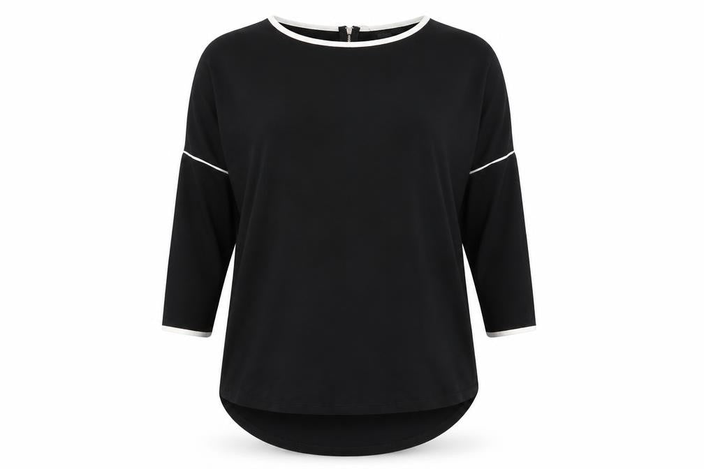 Select Womens Black   Basic T-Shirt Size 12