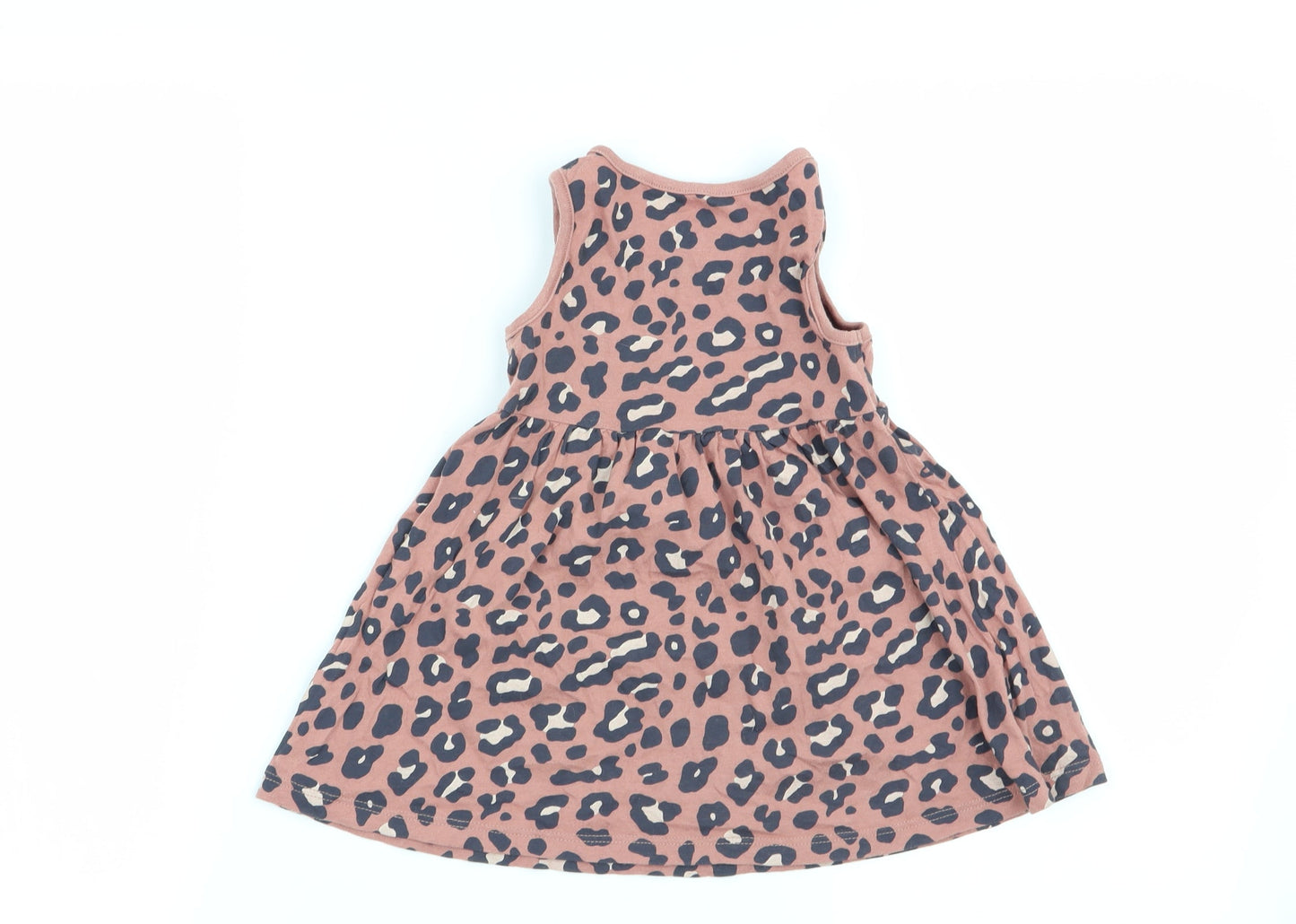 F&F Girls Multicoloured Animal Print  Fit & Flare  Size 12-18 Months